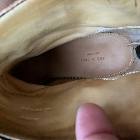 Rag & Bone Newbury Distressed Leather Ankle Boots - Picture 8 of 11